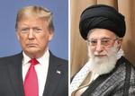 トランプ前米大統領（左）、イランの最高指導者ハメネイ師（いずれもゲッティ＝共同）