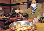 「柚庵焼き」に仕立てたのとらうと＝輪島市内の料理店