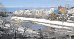 寺町の高台から犀川を望む。吉田健一が特に好んだ眺望だ