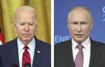 バイデン米大統領、ロシアのプーチン大統領（いずれもゲッティ＝共同）