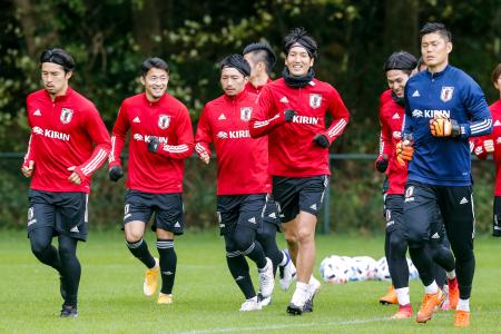 サッカー日本代表 全選手そろう 練習２日目 全国のニュース 富山新聞